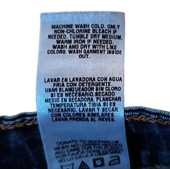 Signature by Levi Strauss At Waist Boot Cut Jeans Size 4 - Picture 5 of 7